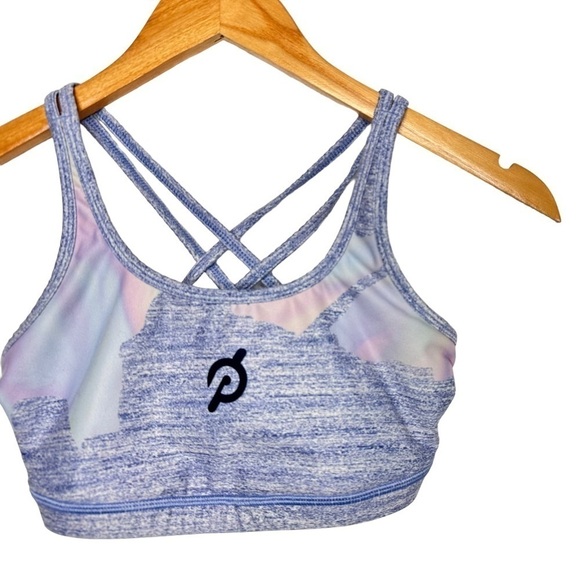 Peloton x WITH Womens Opal Sports Bra Size Small Multicolor Activewear Strappy - Picture 5 of 8